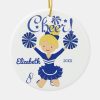 blue white cheer blonde cheerleader ornament r19005c0a518d40508940157563f69da1 x7s2y 8byvr 1000 - Personalized Ornaments Store