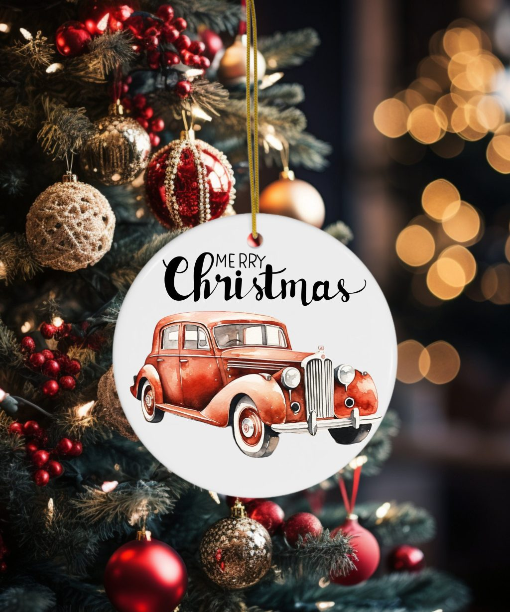 Vintage Car Vintage Ornaments Christmas Ornaments